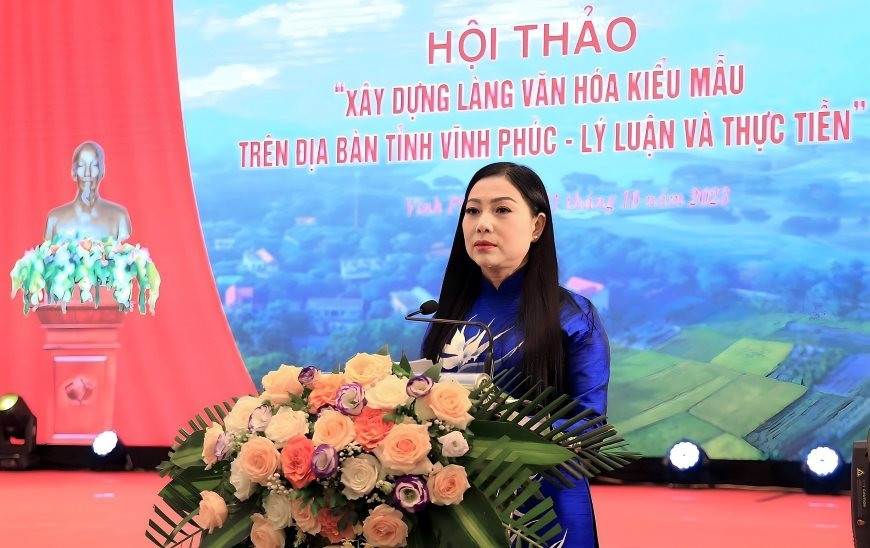 Hội thảo khoa học xây dựng Làng văn hóa kiểu mẫu ở Vĩnh Phúc